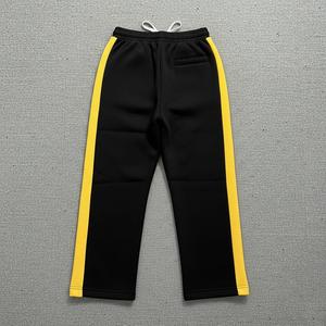 Manufacturer Custom Men's Baggy Loose <b>Pants</b> Streetwear Oversized Straight Wide Leg Double Waist Layer <b>Boxer</b> Sweatpants for Men - Product Image 5