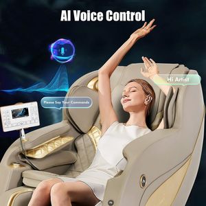 Sillón de Masaje de Cuerpo Completo con Gravedad Cero, Reclinable, con Puntos de Calor, Pantalla Táctil Bluetooth, Reposapiés, Sillón de Masaje de Cuerpo Completo - Product Image 6