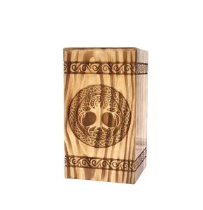 Urnes en bois pour cendres humaines Urne funéraire Arbre de vie Cendres adultes Urne personnalisée - Product Image 4