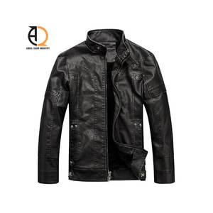 Chaqueta de Cuero PU para Hombre de Alta Calidad, Diseño Casual con Cremallera Impermeable, Talla Grande, Nueva Colección de Invierno, Venta al por Mayor - Product Image 3