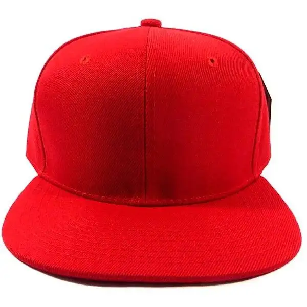 Cappello Snapback con Logo ricamato di colore rosso bianco su misura all'ingrosso 2024 camionista 5 pannelli cappelli da Baseball Snapback