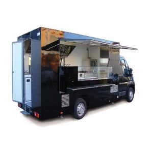 Remorque de camion de restauration mobile en acier inoxydable avec comptoir de service commercial, pour snacks et hot-dogs, stand alimentaire extérieur, garantie de 2 ans - Product Image 1