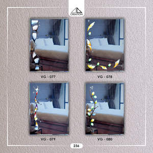 Exclusive V-groove Bathroom <b>Vanity</b> <b>Mirror</b> with clear reflection for Modern Interior spaces from India - Product Image 6