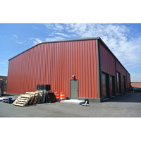 Hangar préfabriqué en acier de haute précision, entrepôt, hangar métallique préfabriqué, bâtiments
