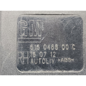 Ceinture de sécurité T DX OPEL Corsa D 3P 2ème Série 616046800C (11>) - Product Image 6