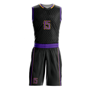 Uniforme de Baloncesto con Impresión Digital, Tejido Transpirable y Elegante, Manga Corta, Personalizable con Nombre de Equipo para Hombre, Venta Caliente de Fábrica - Product Image 4