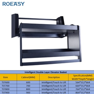 Roeasy Étagère de cuisine électrique intelligente à levage et descente, rangement pour <span class=keywords><strong>armoire</strong></span>, organisation et rangement de la cuisine, organisation de la maison - Product Image 3