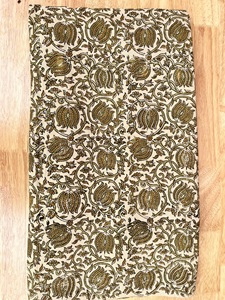 Tela ligera de algodón con estampado de bloques a mano, Material Cambric hecho a mano para vestidos de mujer, decoración del hogar para bolsos y niños - Product Image 4