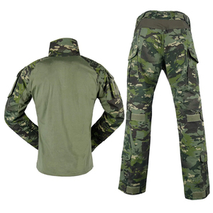 Conjunto de Uniforme de Lona Transpirable e Impermeable para Airsoft y Paintball, Camisa y Pantalones de Camuflaje para Exteriores, con Logotipo Personalizado - Product Image 2