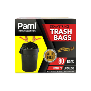 ถุงขยะรีไซเคิลสำหรับครัว PAMI ราคาถูก สั่งซื้อจำนวนมากได้ มีเชือกรูด แข็งแรง ทนทาน จัดส่งได้เชื่อถือได้ - Product Image 1