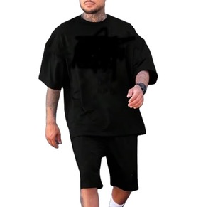 T-shirt vintage surdimensionné en toile de haute qualité 240 g/m², personnalisé, pour hommes, décontracté, grande taille, importé - Product Image 3