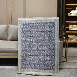 Vente directe d'usine, jeté d'hiver multicolore 100% coton, doux, confortable, respirant, écologique, luxueux, imprimé à la main en Inde - Product Image 1