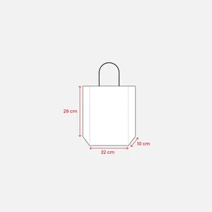 Sacchetti Personalizzati per Gadget in Carta con Base Imbottita - Product Image 2