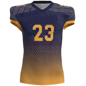 Mejor precio Uniforme de fútbol americano Jersey Set Sublimación en blanco con Tackle Twill Jersey Uso deportivo con patrón de números - Product Image 2