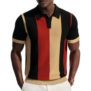 Polos Personalizables de Manga Larga para Hombre para Primavera/Verano, Tejido Jersey Transpirable con Cuello Alto y Diseño Sólido - Product Image 6