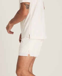 กางเกงขาสั้นเล่นเทนนิสของผู้ชายกางเกงขาสั้นผ้าระบายอากาศได้ดีเอวกลางมีโลโก้ด้านหน้า - Product Image 4