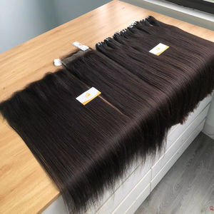 Cinta de inyección de cabello ruso virgen de 1 a 3 años de alta calidad, trama sin procesar, extensiones de cabello humano de Color teñido personalizado - Product Image 2