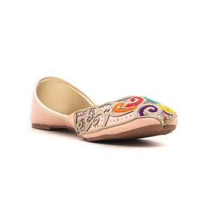 Rose EC8209 Sandales Khusa fantaisie pour femme Confortable Impression à la mode Denim Semelle intérieure supérieure en cuir véritable Léger Style plat - Product Image 3