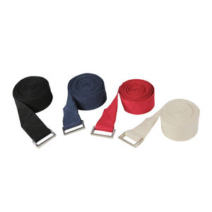 Correa larga de algodón natural para yoga, flexibilidad mejorada y recuperación muscular para la práctica diaria - Product Image 6