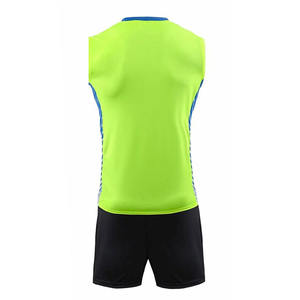 Uniformes de voleibol transpirables de color sólido para hombre, ropa de entrenamiento, MOQ bajo, uniformes de voleibol de precio al por mayor - Product Image 3