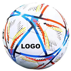 Nueva venta al por mayor de balones de fútbol de alta calidad PU PVC TPU Material Rexine diseño cosido a mano superventas logotipo personalizado Color RAULAM - Product Image 1