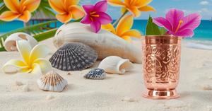 Premium Quality 100% Pure Copper Tumbler Floral Embossed for Moscow Mules Floral Embossed Copper for Coffee <b>Mugs</b> No Lid - Product Image 4