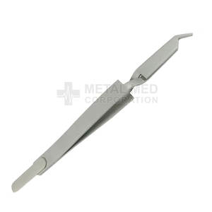 Pinzas de soporte dental de acción inversa para ortodoncia, instrumento quirúrgico Manual de acero inoxidable con diseño dentado - Product Image 3