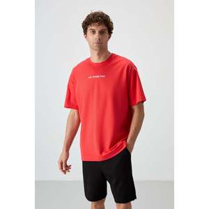 เสื้อยืดพิมพ์ลายทรงโอเวอร์ไซส์สำหรับผู้ชาย Air Jones Fiesta ผ้าคอตตอนผสมเนื้อหนา สไตล์ลำลองแนวสตรีทแวร์ - Product Image 4