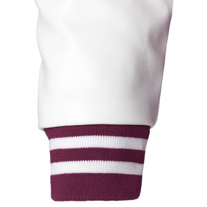 เสื้อแจ็กเก็ตทีมเบสบอลทีมมหาวิทยาลัยแจ็กเก็ตทีมนักกีฬาหนังขนสัตว์น้ำหนักเบาสำหรับผู้ชาย DP จัดส่ง - Product Image 5