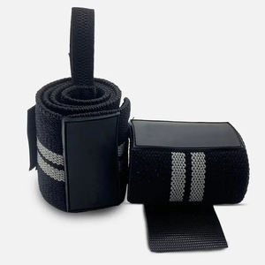 High Quality Cotton Fitness <b>Gym</b> <b>Wrist</b> <b>Support</b> Wraps Powerlifting Straps Custom Logo Breathable Lightweight Adjustable - Product Image 2