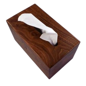 Boîte à mouchoirs en bois massif faite à la main de haute qualité avec un design floral complexe Unique décor à la maison porte-serviettes cadeau organisateur caractéristique - Product Image 1