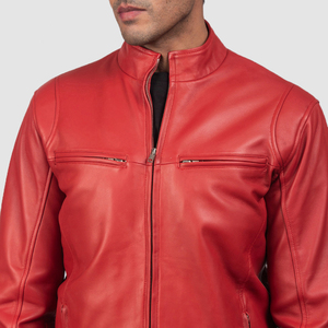 Veste en cuir Collection Hiver 2025 Chauffante en cuir véritable de haute qualité pour hommes Service OEM - Product Image 6