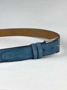 Cinturón de cuero genuino Vintage para estilo casual y vaquero Cinturón de cuero clásico hecho a mano para hombres con estilo a bajo precio - Product Image 4