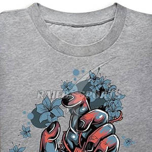 T-shirts DTF légers 100% coton respirants à séchage rapide, couleur et logo personnalisés, dernier style - Product Image 2