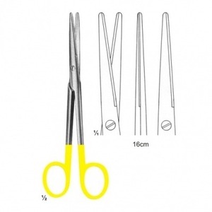 CUSTOM LOGO HIGH QUALITY STAINLESS STEEL <b>TUNGSTEN</b> CARBIDE MANUAL NASAL SCISSORS 13.5CM CE Certified SURGICAL INSTRUMENTS - Product Image 5