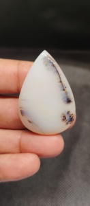 Cabujón de Ágata Blanca de Montana 100% Natural, Suministros para la Fabricación de Joyería Hechos a Mano en Jaipur, India - Piedras Preciosas al por Mayor - Product Image 4
