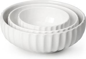 Aluminum Decorative Fruit <b>Bowl</b> Set Of 3 <b>Serving</b> <b>Bowls</b> for Tabletop Kitchen Dining Table Food and Dinner <b>Serving</b> <b>Bowls</b> - Product Image 3
