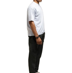 Camiseta 100% algodón para hombre, manga corta, estampada, de alta calidad, con logo personalizado, informal, servicio OEM, camisetas personalizadas para hombre - Product Image 5