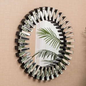 Espejo de Pared para Decoración del Hogar, Diseño Interior con Diseño de Hojas, Espejo Decorativo Clásico y Moderno con Múltiples Acabados - Product Image 5