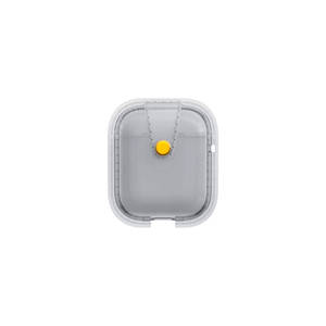 Funda Protectora Netzy 33 a Prueba de Golpes, Gris, TPU, para Apple AirPods, Diseño 3D, Magnética, Modelo Air-Pods, con Airbag - Product Image 1