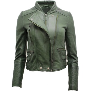 Wholesale Motorcycle Genuine Sheep Leather <b>Jacket</b> for <b>Women's</b> Ladies Cropped Bomber Style Fashion <b>Spring</b> Leather <b>Jacket</b> <b>Women</b> - Product Image 1