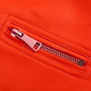 Blouson en cuir de moto PU, blouson en cuir de moto de haute qualité, taille adulte, blouson en cuir de moto pour femme - Product Image 5