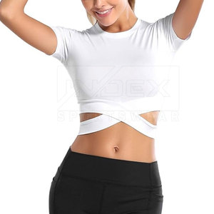 Confortable femmes haut court nouvelle mode femmes haut court à vendre OEM Service femmes haut court - Product Image 2