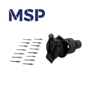 13-3170-057-Aspock-PRISE AVANT-15P-MALE - COMPRESSION - ISO 12098-141050-Pièces et Accessoires pour Remorque-MSP Export - Product Image 2