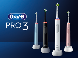 Oral-B Pro 3 Cepillo de dientes eléctrico Tecnología de limpieza avanzada para una sonrisa más brillante Estuche de viaje - Product Image 4
