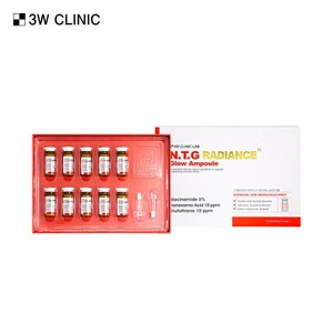 3W Clinic Lab N.T.G. Ampoule Radiance Glow 10ml X 10 flacons, Niacinamide, éclaircissant, resserre les pores, apaise le visage, OBM pour usage domestique - Product Image 1