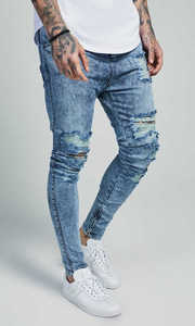 2025 hommes décontracté Denim jean meilleure vente 100% coton tissu en gros Style droit pour l'hiver - Product Image 5