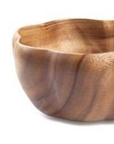 Elegant Handmade <b>Wooden</b> Bowl High on Demand Acacia Wood for Kitchen Counter Decor Natural Wood Texture for Snacks and <b>Fruits</b> - Product Image 3