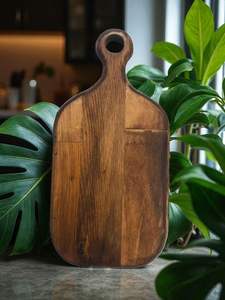 Planche à découper en bois écologique fabriquée à partir de matériaux naturels sans danger pour la préparation des aliments et un choix de cuisine durable - Product Image 6