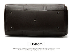 Bolsa de viaje de lona personalizada OEM Patrón completo de cuero con logotipo impermeable Estilo de patrón de letras personalizable - Product Image 5